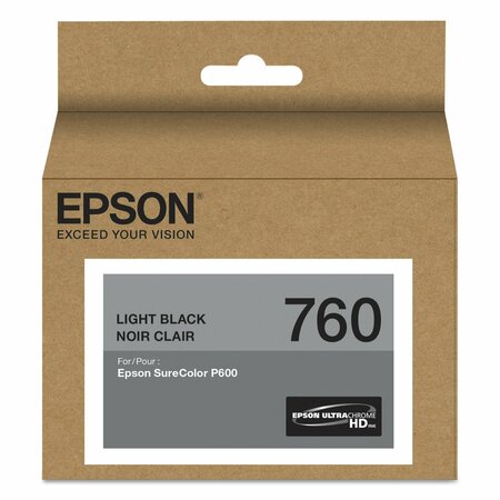 EPSON T760720,760, UltraChrome HD Ink, Light Blk T760720
